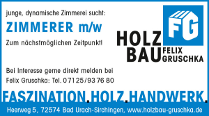 Stellenanzeige-Holzbau-Gruschka-Web